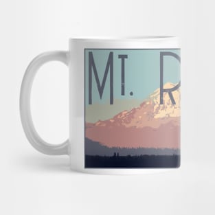 Mt. Rainier Decal Mug